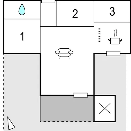 Holiday home Cozy In Aakirkeby With Wifi Vester Somarken